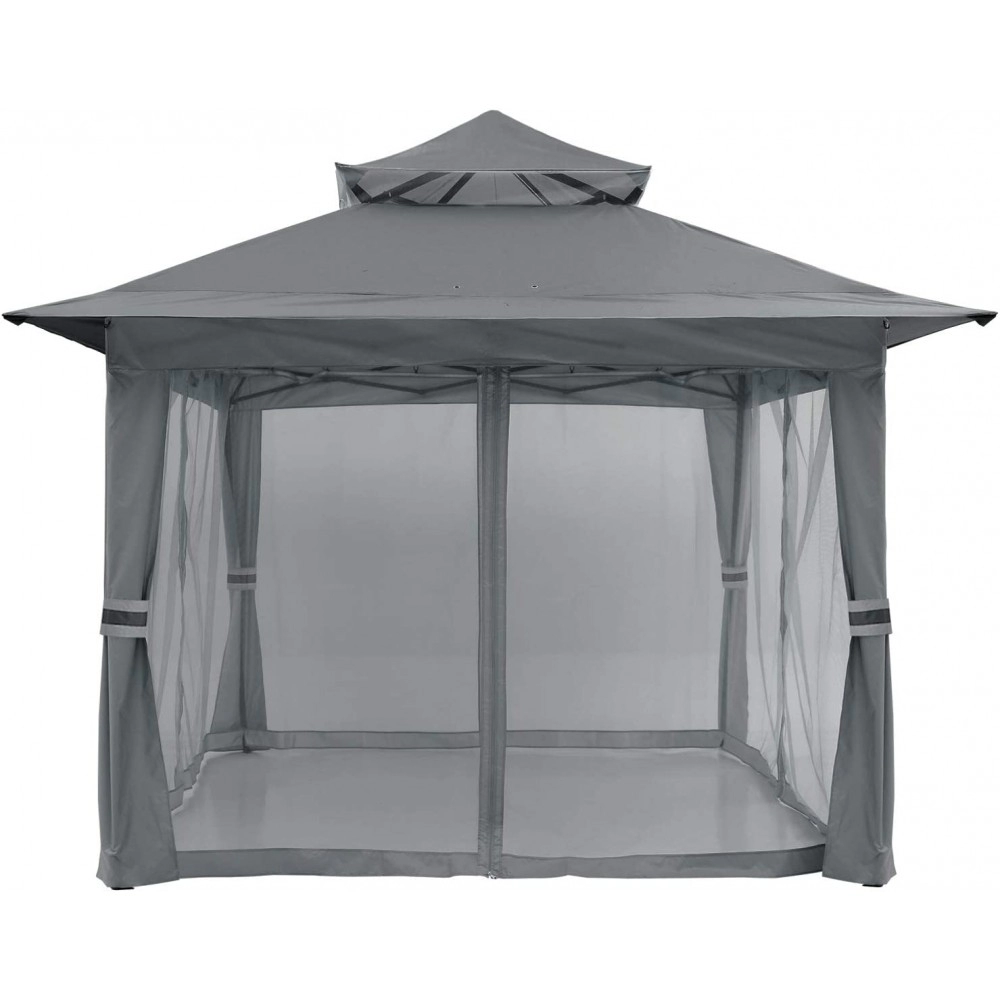 Patio Gazebo Outdoor Pop Up Gazebo with Mesh Walls