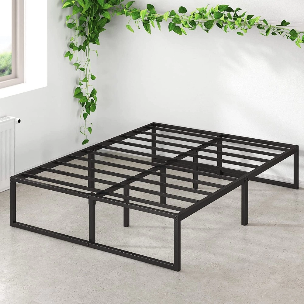 Slat Anti-slip Support Easy Assembly Mattress Foundation Bed Frame